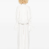 Blusa arricciata Alchemy in bianco Zimmermann - donna 