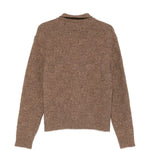 Cardigan a quadretti in maglia in marrone Ymc - uomo 