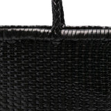Borsa tote intrecciata b.weave in nero Dragon diffusion - donna 