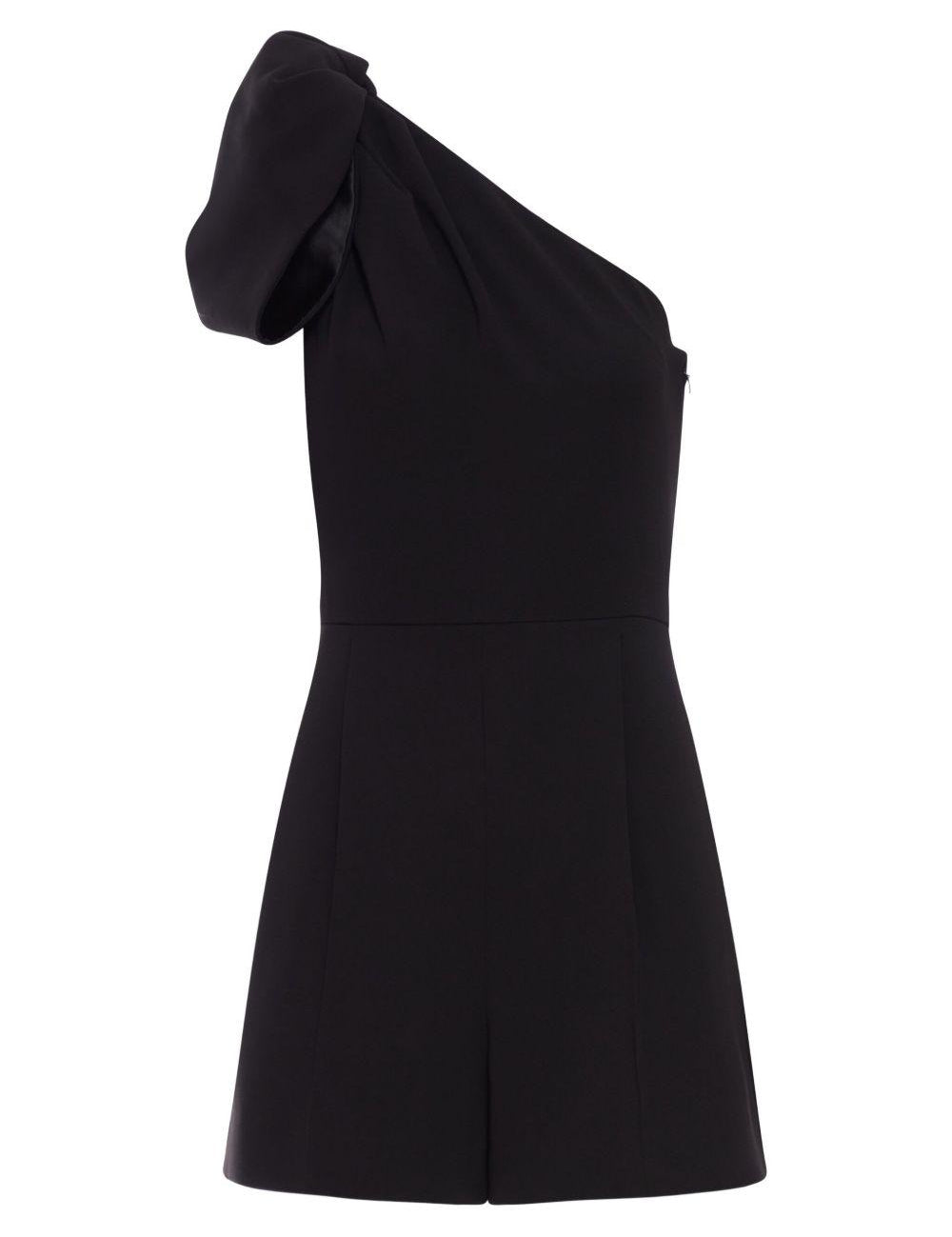 Tuta corta monospalla in nero Maxmara pianoforte - donna 