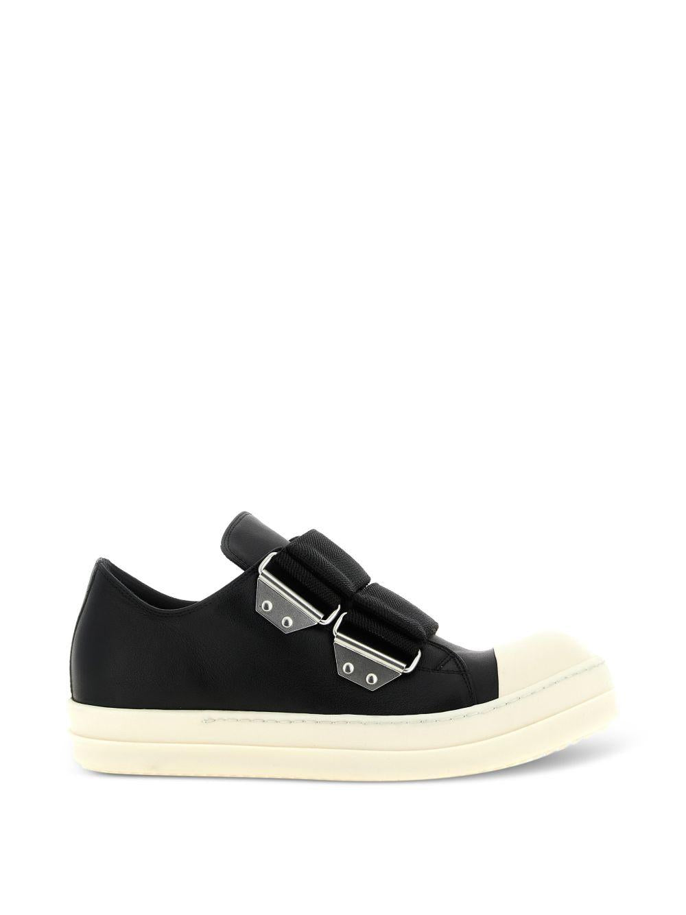 Sneakers in pelle in nero Rick owens - uomo 