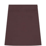 Gonna midi con logo ricamato in bordeaux Courrèges - donna 