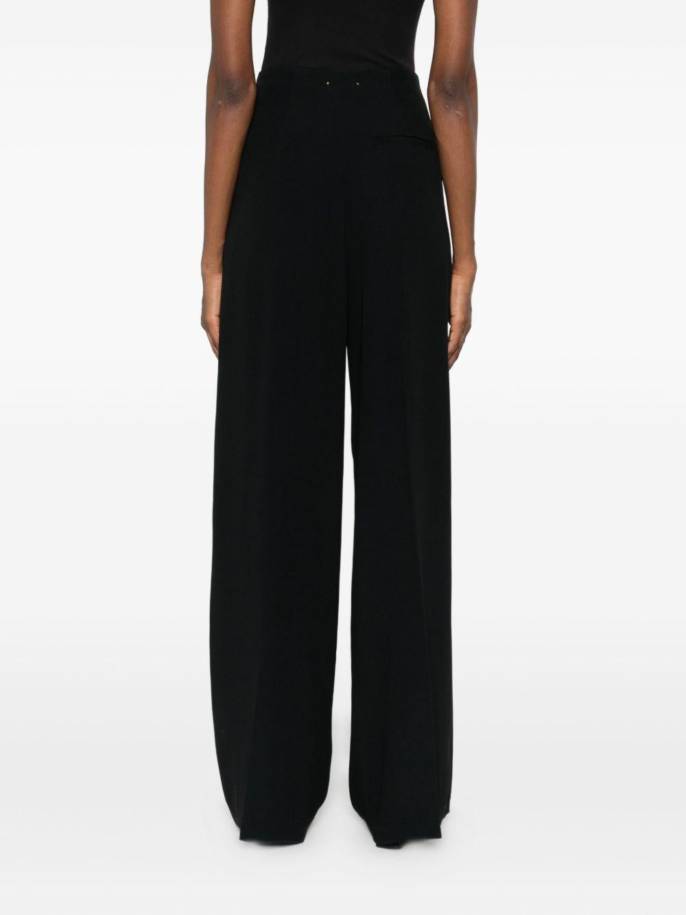 Pantaloni sartoriali in nero Forte forte - donna 