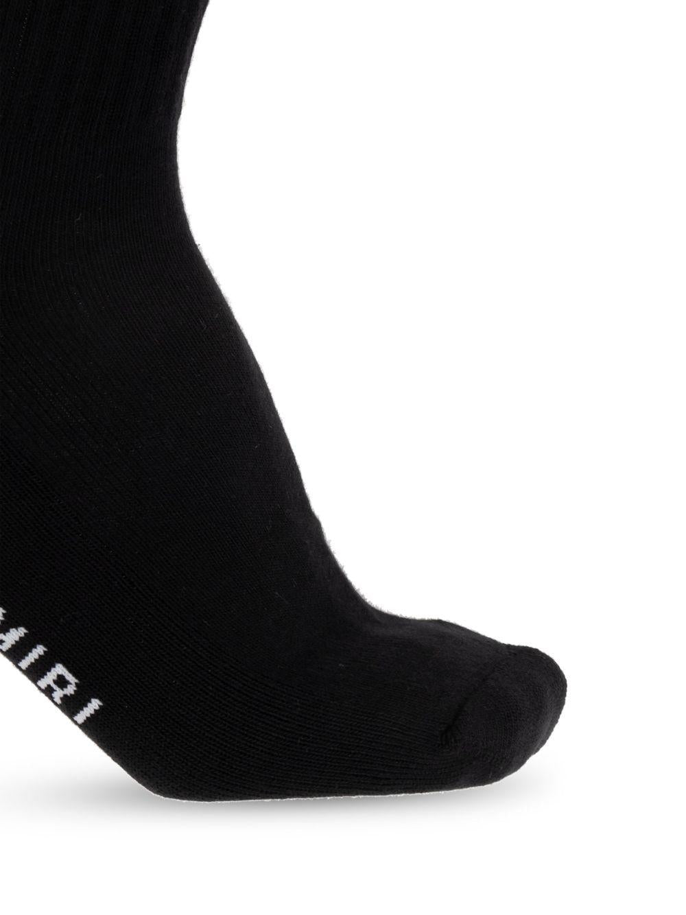 Calzini con logo in nero 