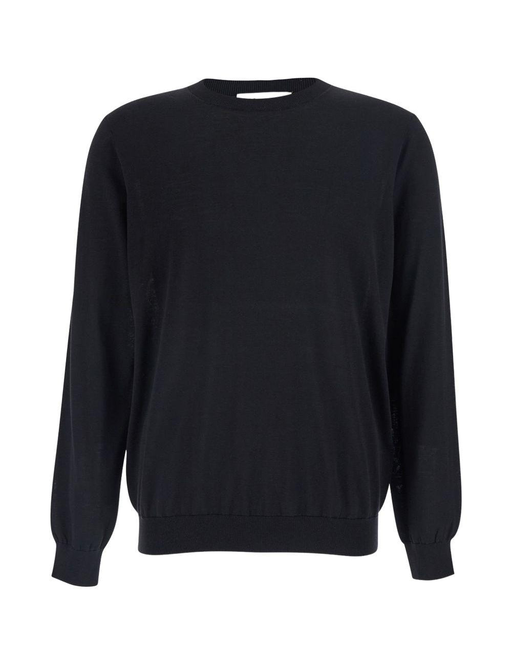 Maglione a girocollo in nero Kangra - uomo 