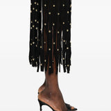 Abito con frange in nero Simkhai - donna 