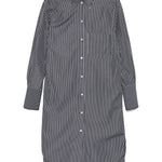 Chemisier con motivo a righe in bianco e nero Toteme - donna 