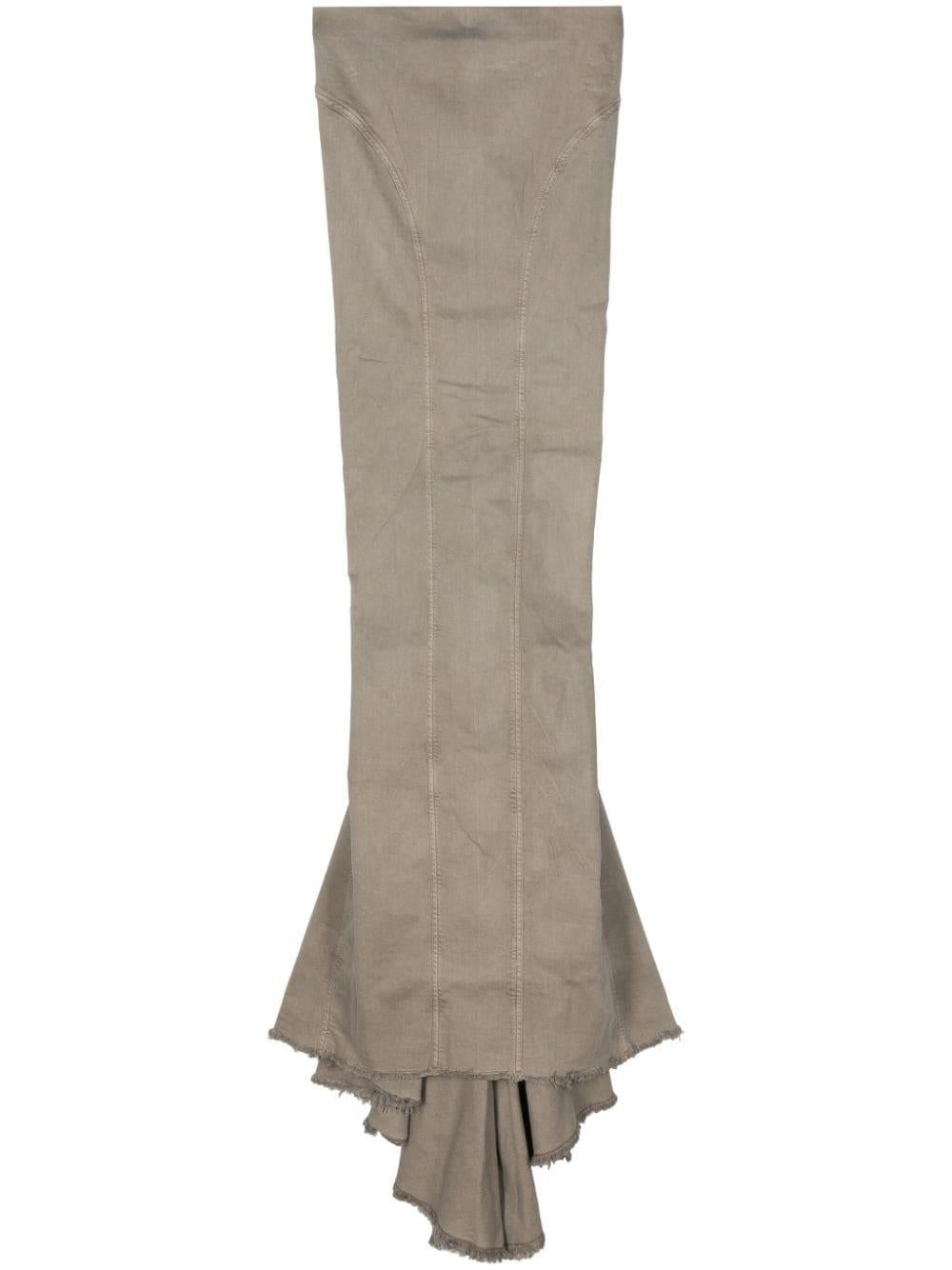 Gonna denim Al Pilar in grigio - donna 