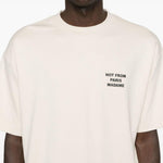 T-shirt con stampa in beige Drole de monsieur - uomo 