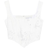 Corsetto in pizzo bianco Giuseppe Di Morabito - donna 