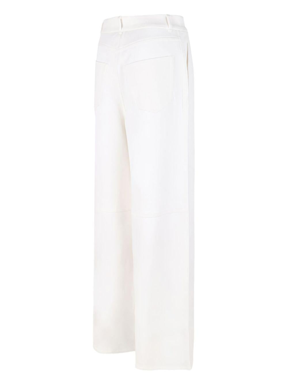 Pantaloni con passanti in bianco 's maxmara - donna 