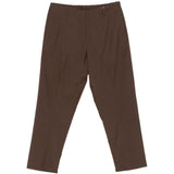 pantaloni diky in marrone grayed - uomo 