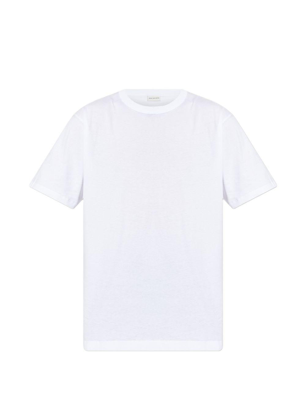 T-shirt a maniche corte heer in bianco Dries van noten - uomo 