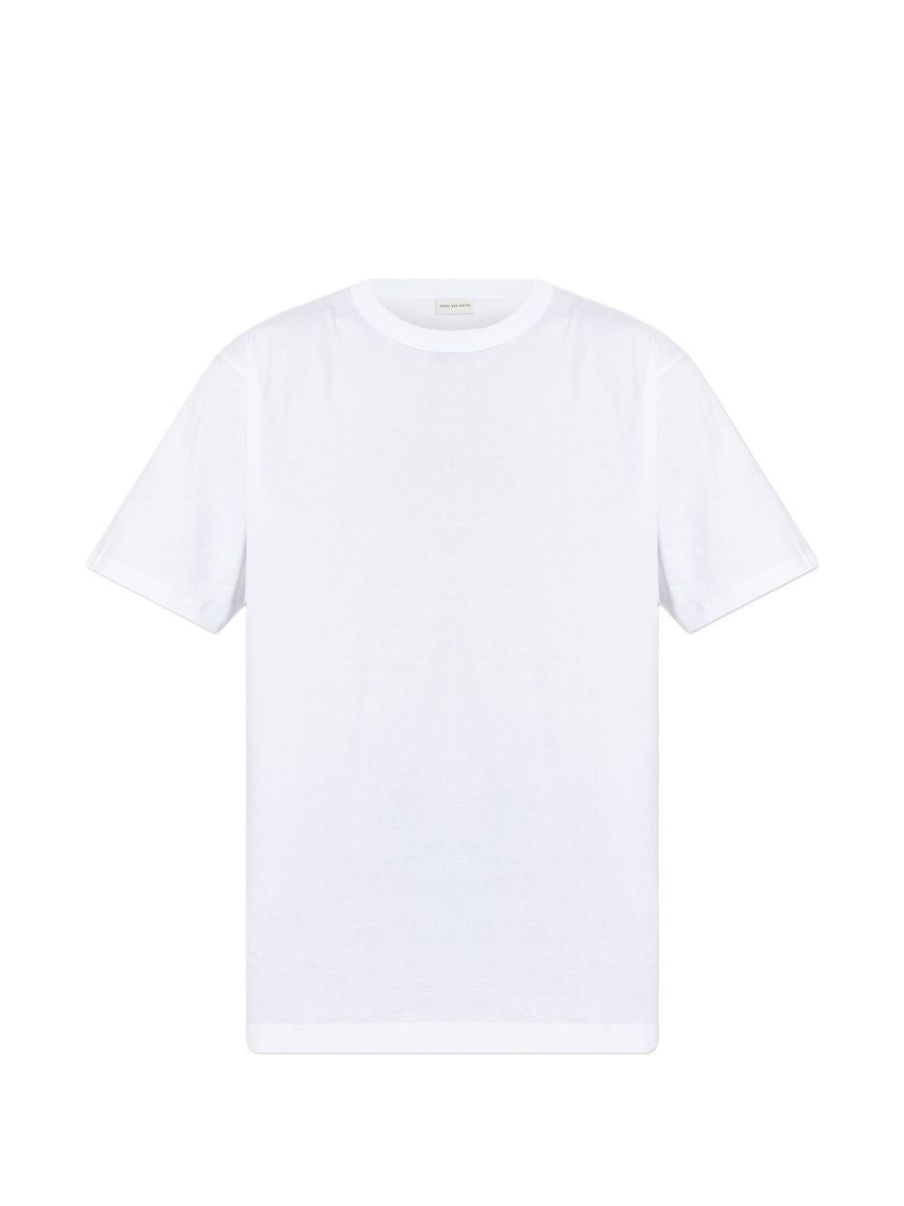 T-shirt a maniche corte heer in bianco Dries van noten - uomo 
