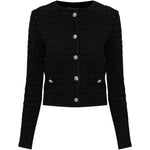 Giacca con bottoni gioiello in nero Alessandra Rich - donna 