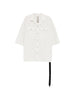 Camicia con tasche in beige Rick owens drkshdw - uomo