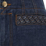 Shorts con bordi intrecciati awaken  in  blu Zimmermann - donna 