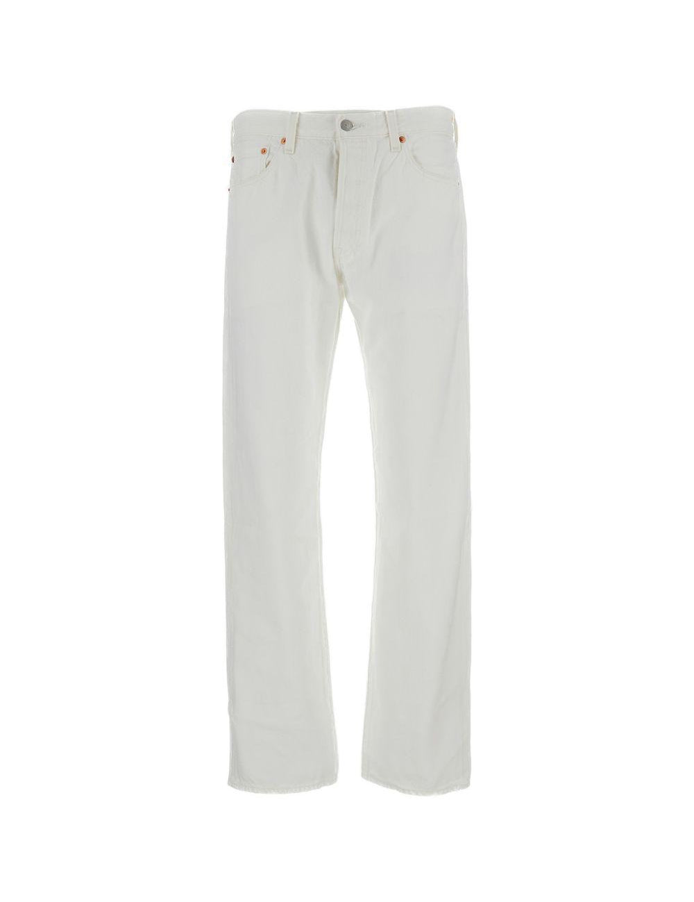 Jeans con bottoni in bianco Levi's - uomo 
