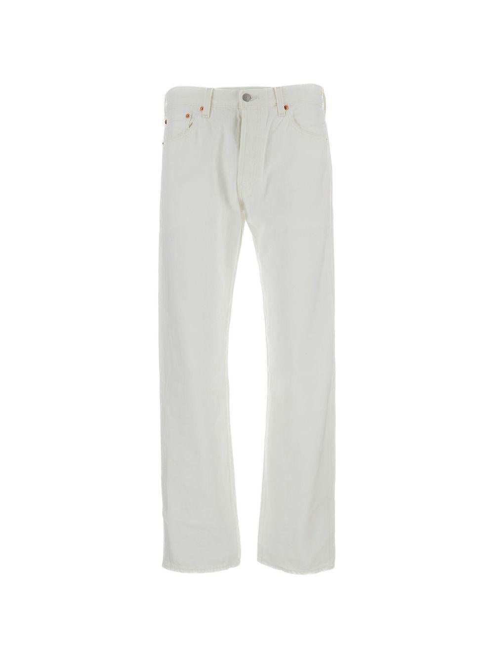 Jeans con bottoni in bianco Levi's - uomo 