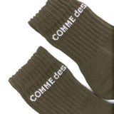 Calzini con logo in verde Comme des garcons homme plus - uomo<BR/><BR/> 