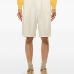 Shorts con bottone in bianco Laneus - uomo 