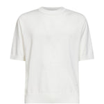 T-shirt a manica corta in bianco Laneus - uomo 