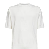 T-shirt a manica corta in bianco Laneus - uomo 