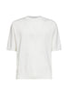 T-shirt a manica corta in bianco Laneus - uomo