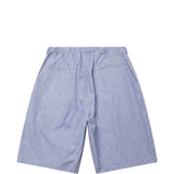 Shorts a righe toluca in celeste Willy chavarria - uomo 