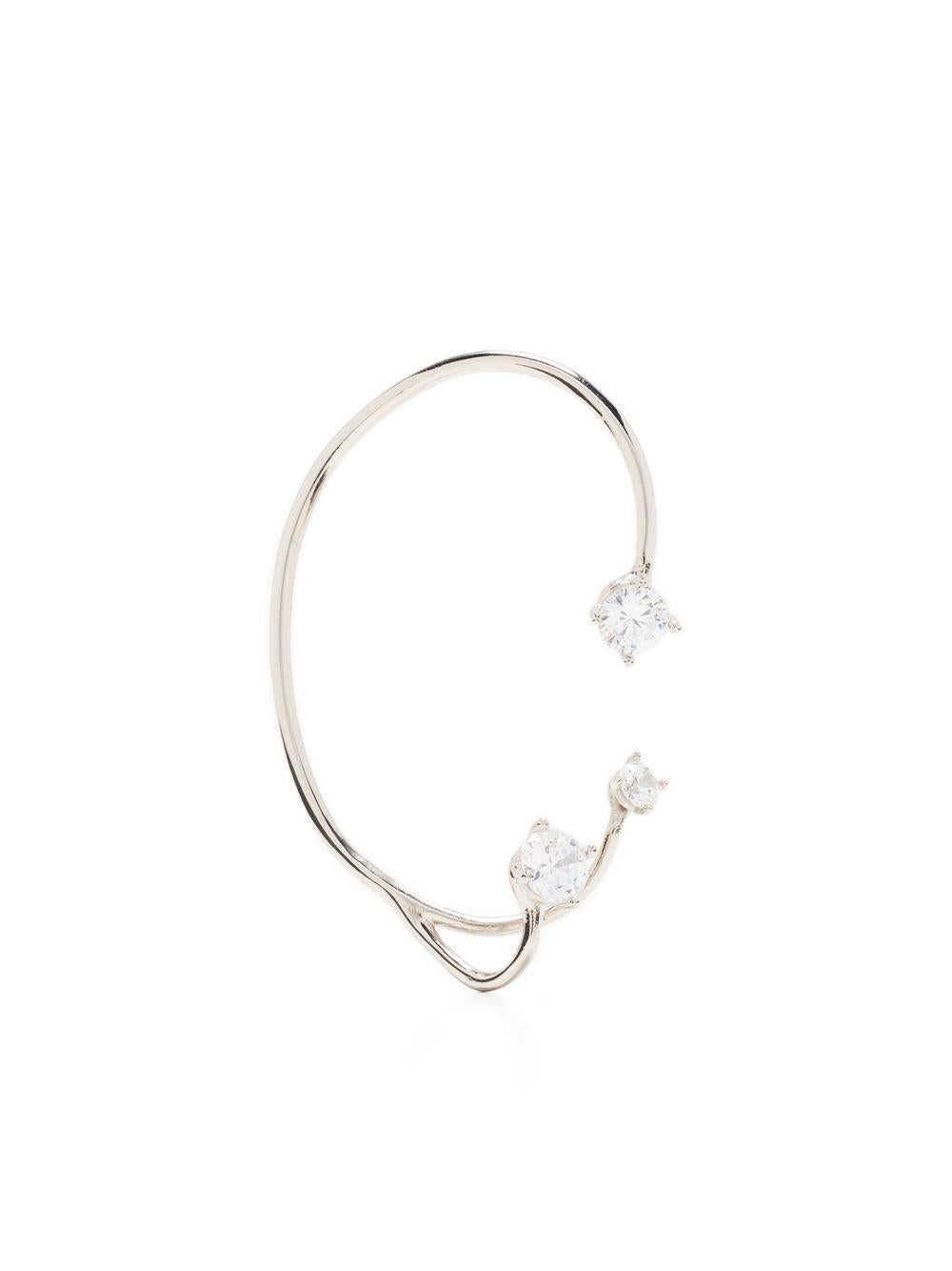 Earcuff con cristalli color argento Panconesi - donna 
