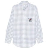 Camicia a quadri con logo ricamato multicolor DROLE DE MONSIEUR - uomo 