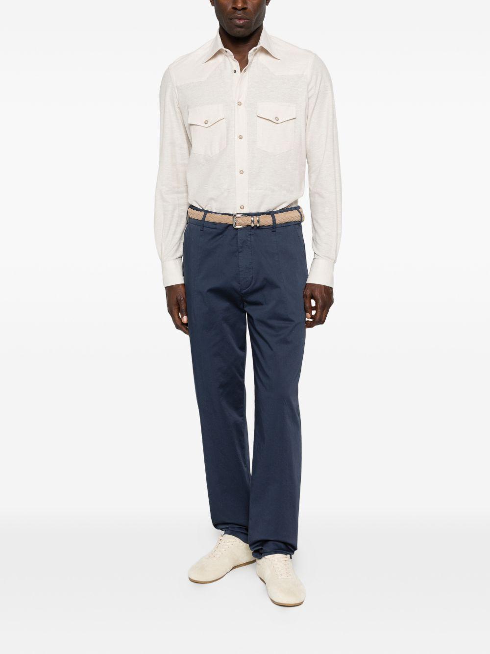 Pantaloni affusolati in blu Eleventy - uomo 