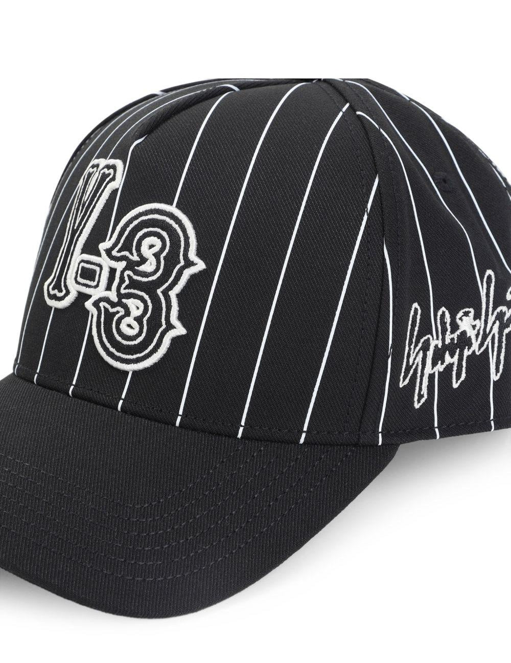 Cappello da baseball con logo in nero Y-3 - uomo 