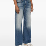 Jeans D'arcy a gamba ampia in blu R13 - donna 