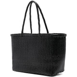 Borsa tote intrecciata b.weave in nero Dragon diffusion - donna 