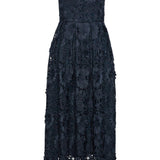 Abito midi svasato in blu Rotate - donna 