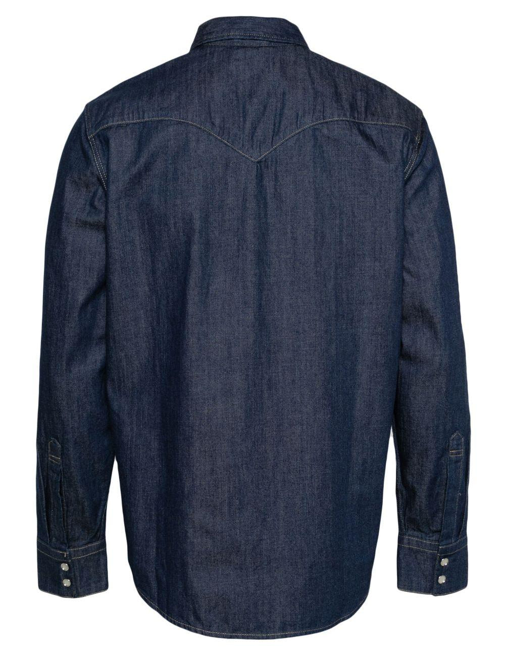 Camicia denim Western in blu Levi's - uomo 