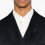 Blazer Venetian doppiopetto in blu Simone Rocha - uomo 