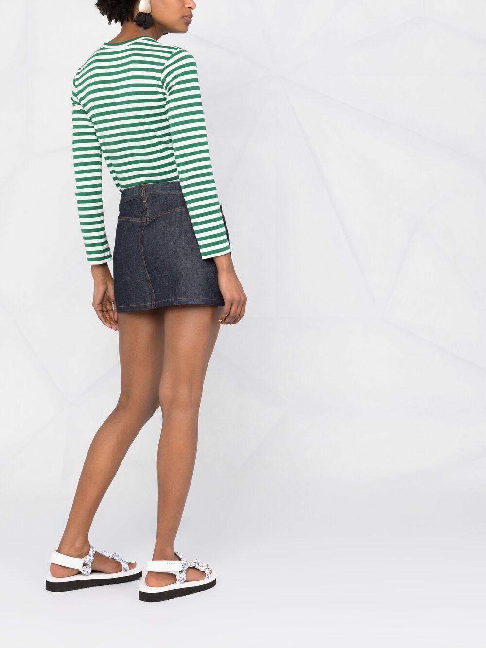 Gonna midi denim in blu A.P.C. - donna 