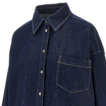 Foggia camicia in blu scuro Maxmara weekend - donna 