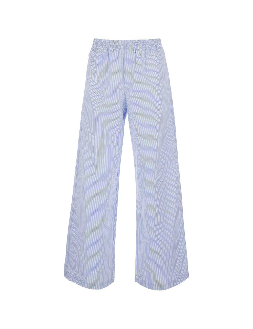 Pantaloni con vita elasticizzata in celeste A.P.C. - uomo 
