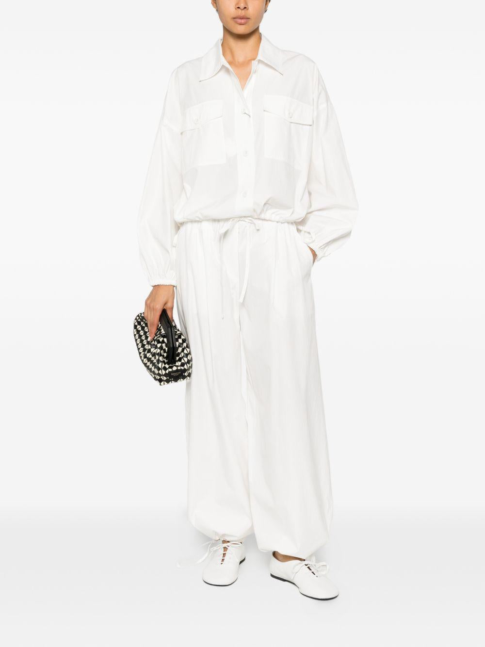 Giacca -camicia con tasche origano in bianco Maxmara weekend - donna 