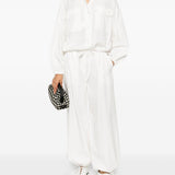 Giacca -camicia con tasche origano in bianco Maxmara weekend - donna 