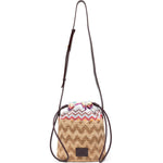 MULTICOLOR CHEVRON PATTERN BUCKET BAG MISSONI - WOMEN 