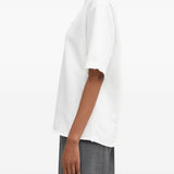 T-shirt a maniche corte con logo in bianco Mm6 maison margiela - unisex 