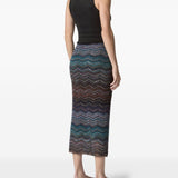 Gonna maxi motivo chevron multicolor Missoni - donna 