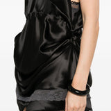 Abito mini con pizzo in nero Magda butrym - donna 