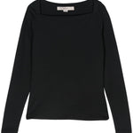 Top a maniche lunghe in nero Remain - donna 