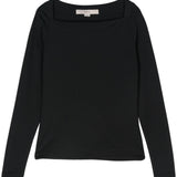 Top a maniche lunghe in nero Remain - donna 