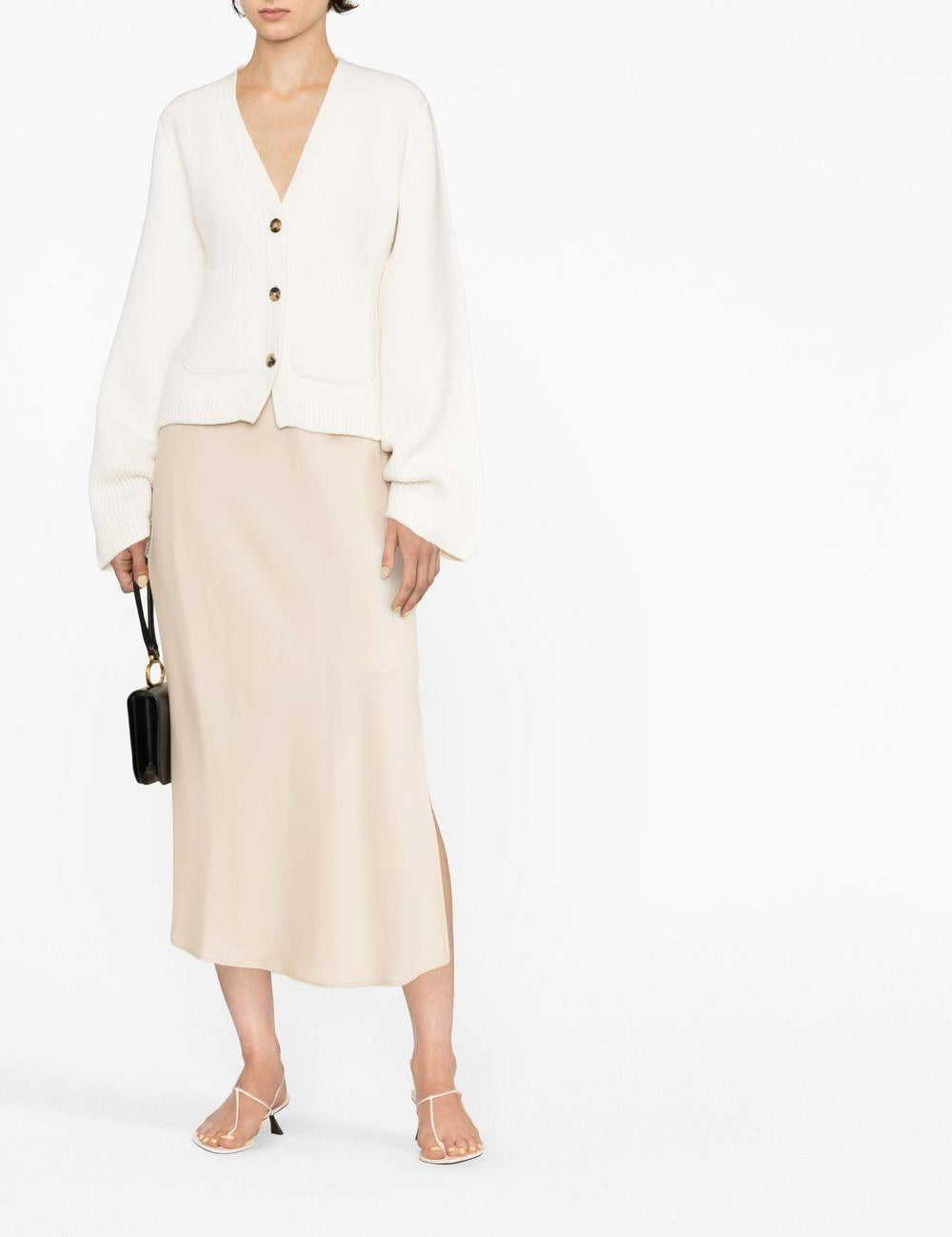 Cardigan in cashmere in avorio Khaite - donna 
